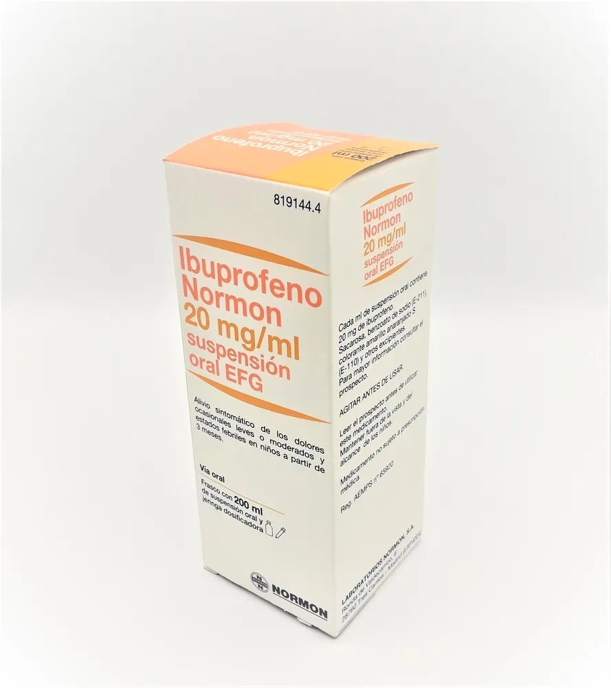 Ibuprofene Farmalid 20 mg/ml sospensione orale. EFG sospensione, orale
