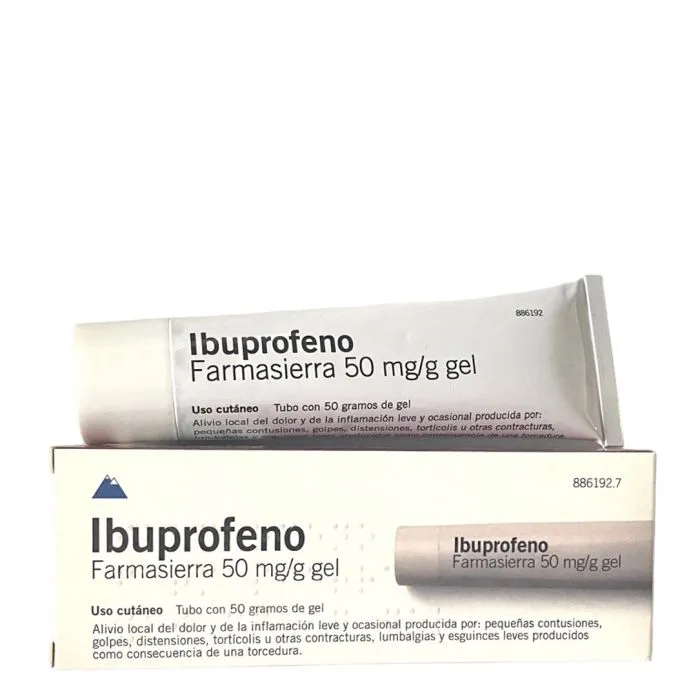 Ibuprofen Farmasierra 50 mg/g gel gel