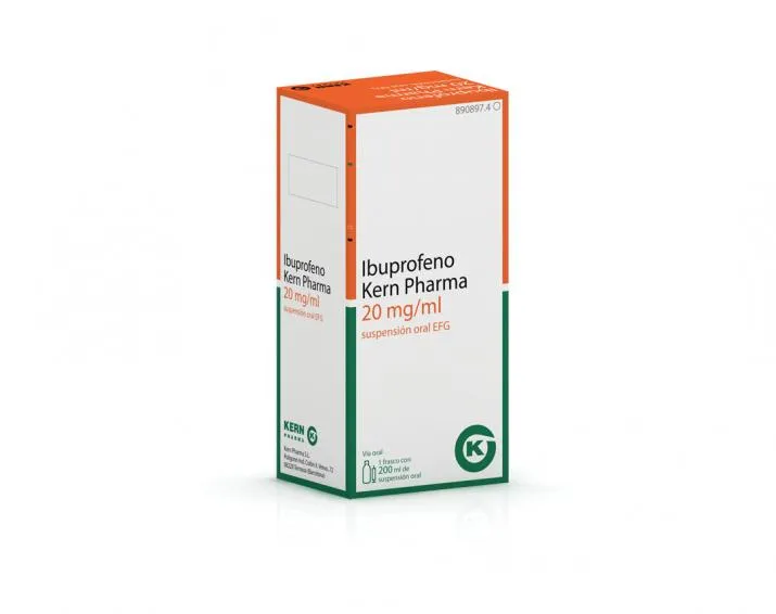 Ibuprofen Kern Pharma 20 mg/ml oral suspension EFG suspension, oral