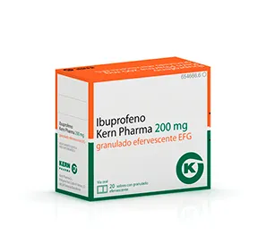 Ibuprofen Kern Pharma 200 mg effervescent granules EFG granules, effervescent