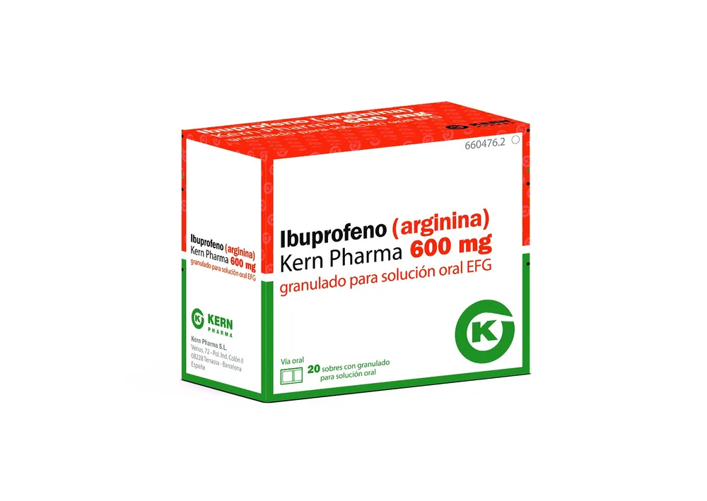 Ibuprofen Kern Pharma 600 mg effervescent granules EFG granules, effervescent
