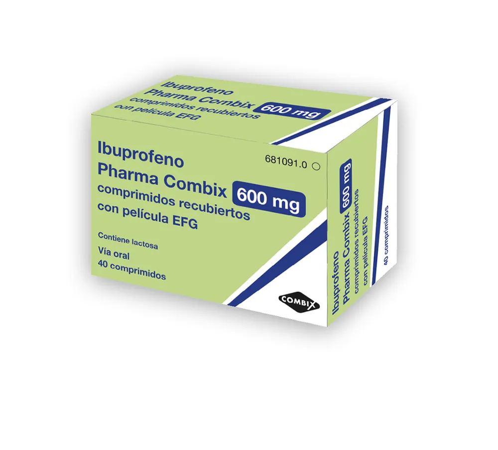 Ibuprofen Pharma Combix 600 mg film-coated tablets EFG tablets, film-coated