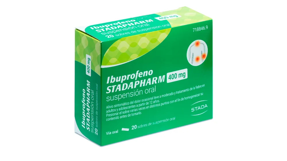 Ibuprofene Stadapharm 400 mg sospensione orale sospensione, orale