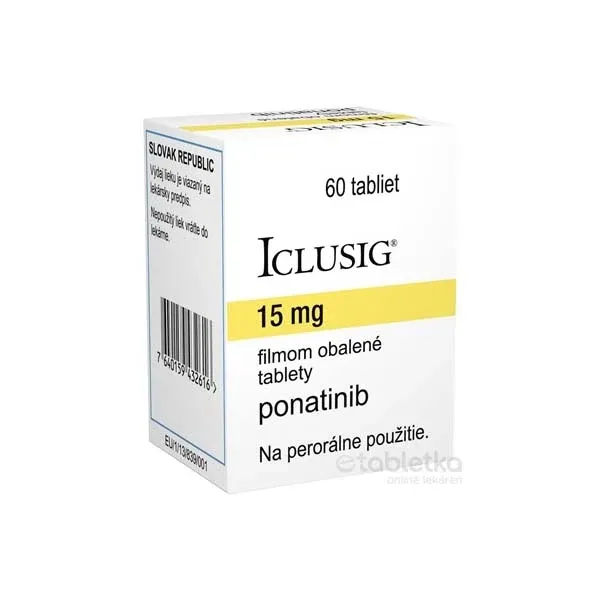 Iclusig 15 mg film-coated tablets tablets, film-coated