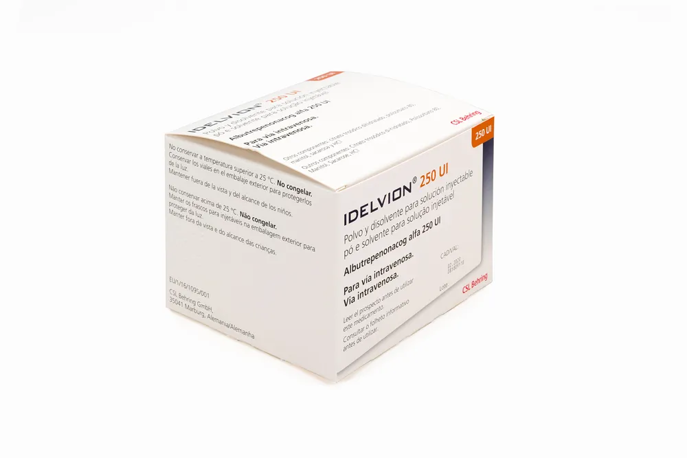 Idelvion 250 IU powder and solvent for solution for injection powder and solvent for solution for injection