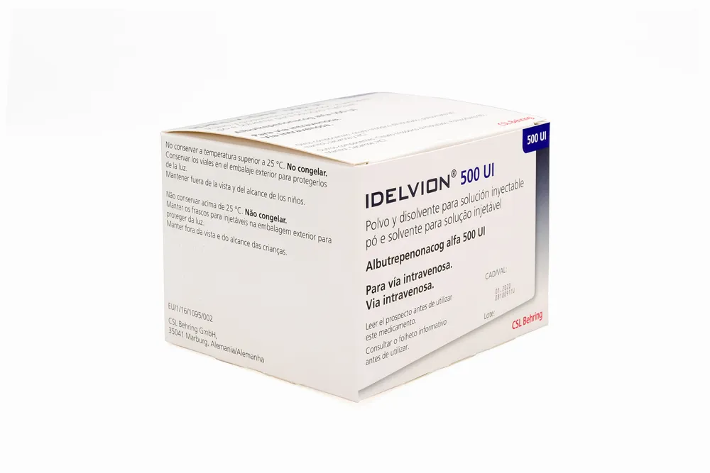 Idelvion 500 IU powder and solvent for solution for injection powder and solvent for solution for injection