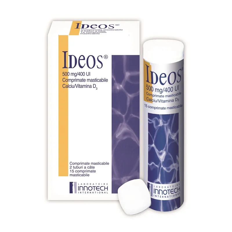 Ideos 500 mg/400 UI compresse masticabili compresse, masticabili