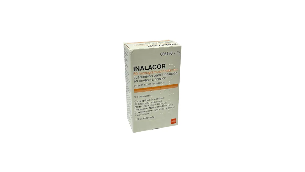 Inalacor 50 micrograms/inhalation suspension for inhalation in pressurized container suspension for inhalation in pressurized container