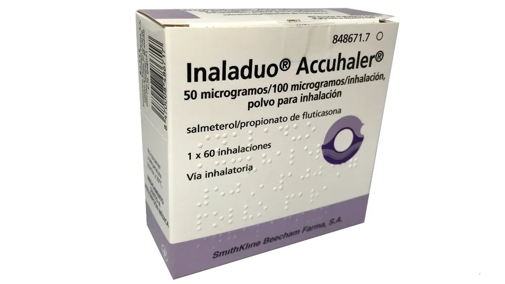 Inaladuo Accuhaler 50 micrograms/100 micrograms/inhalation, powder for inhalation powder for inhalation