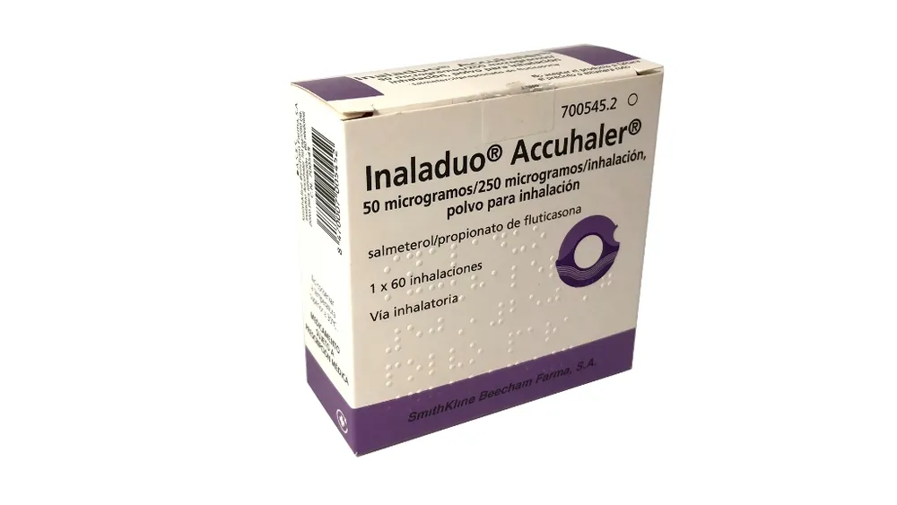 Inaladuo Accuhaler 50 micrograms/250 micrograms/inhalation, powder for inhalation powder for inhalation