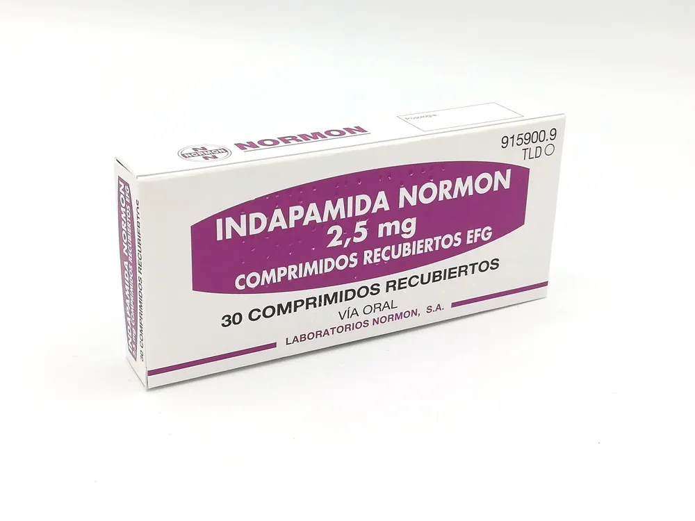 Indapamide Normon 2,5 mg compresse rivestite EFG compresse, rivestite con film