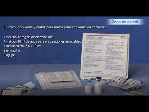 Inductos 1,5 mg/ml polvere, solvente e matrice per matrice di impianto impianto