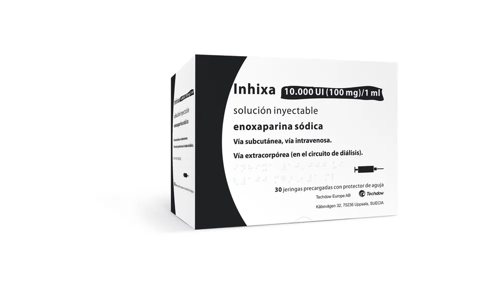 Inhixa 10,000 IU (100 mg)/1 ml solution for injection solution for injection
