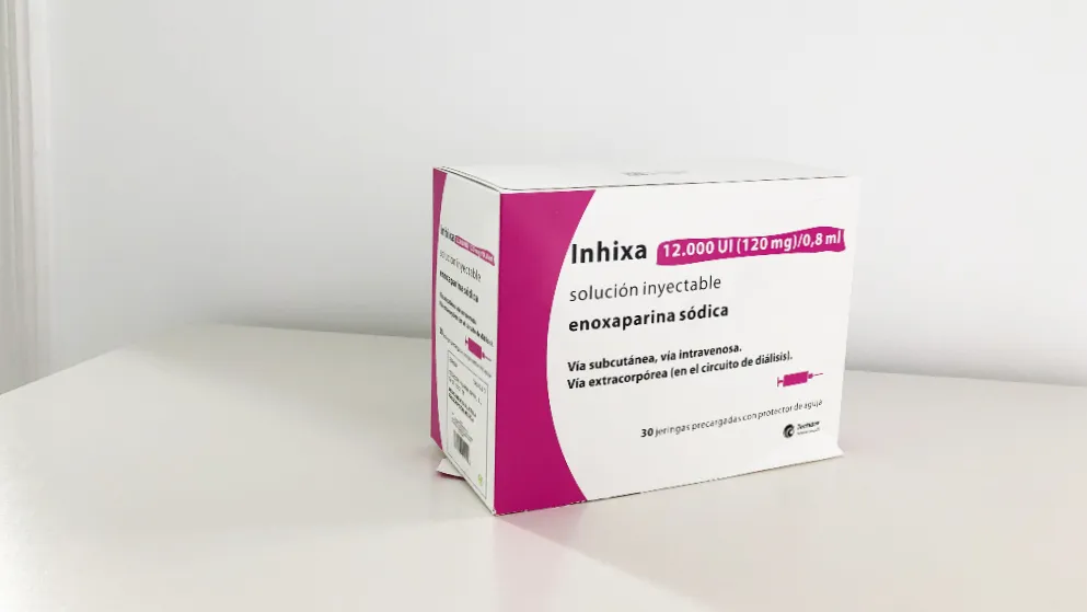 INHIXA 12.000 UI (120 MG)/0,8 ML SOLUCION INYECTABLE SOLUCIÓN INYECTABLE