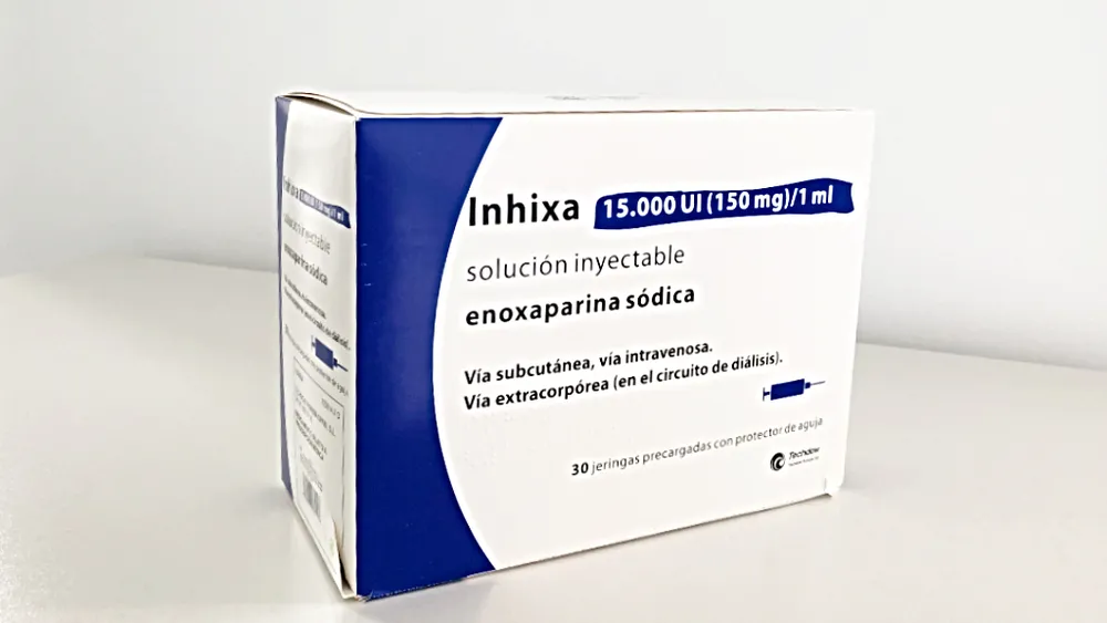 INHIXA 15.000 UI (150 MG)/1 ML SOLUCION INYECTABLE SOLUCIÓN INYECTABLE