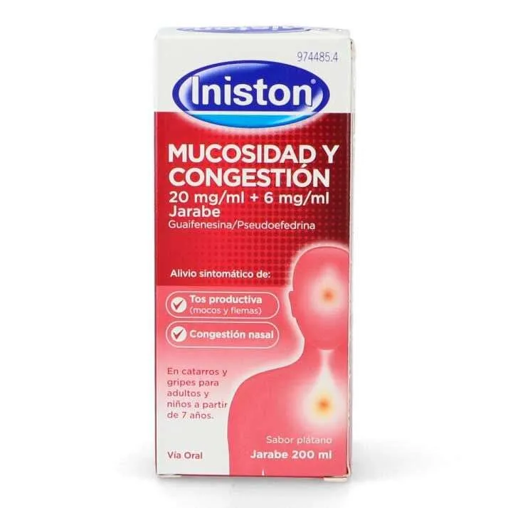 Iniston Muco y Congestion 20 mg/ml + 6 mg/ml sciroppo sciroppo