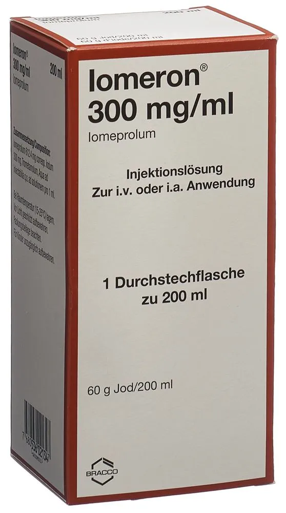 Iomeprol 300 mg iodine/ml solution for injection solution for injection