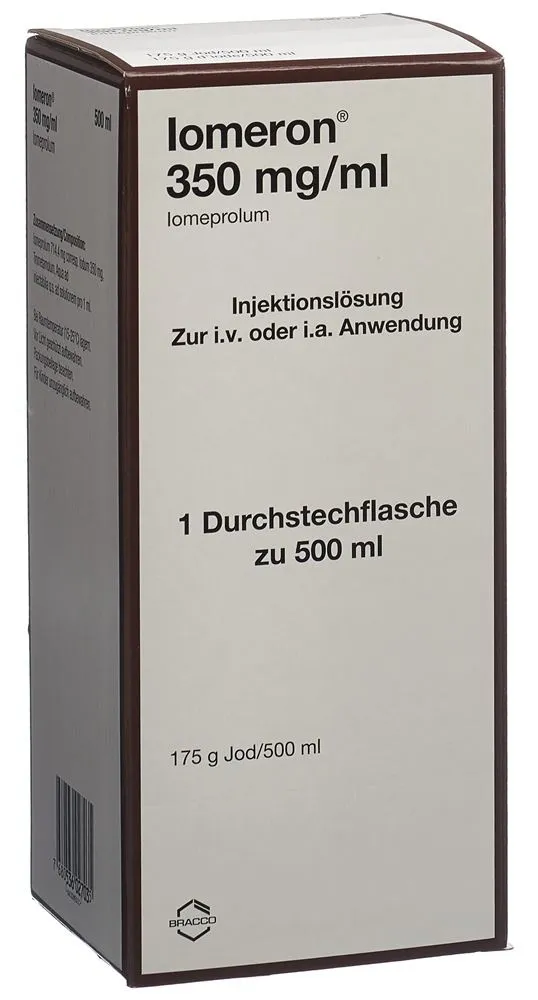 IOMERON 350 MG IODO/ML SOLUCIÓN INYECTABLE SOLUCIÓN INYECTABLE