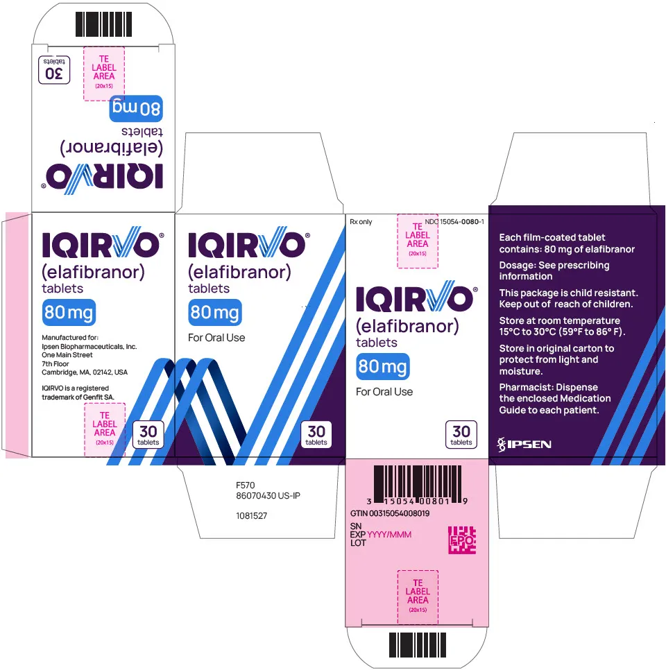 IQIRVO 80 mg compresse rivestite con film compresse, rivestite con film
