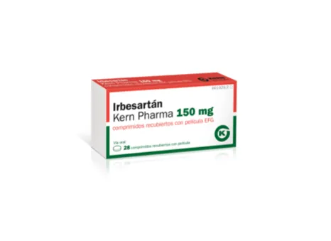 Irbesartan Kern Pharma 150 mg film-coated tablets EFG tablets, film-coated