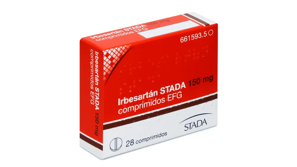 IRBESARTAN STADA 150 mg COMPRIMIDOS EFG COMPRIMIDO