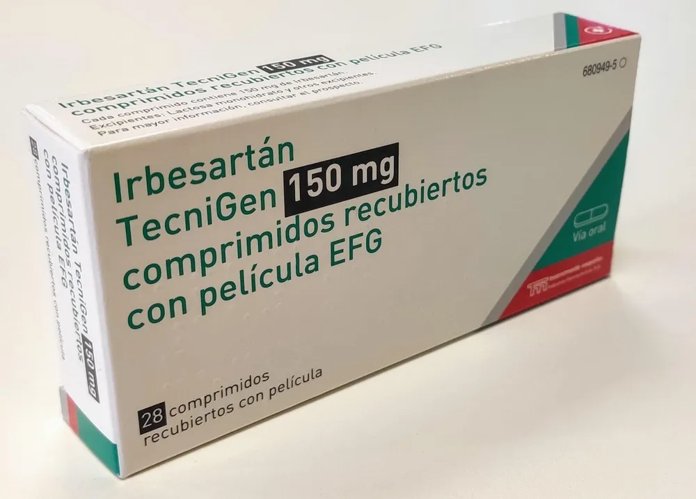 Irbesartan Sun 150 mg compresse rivestite con film EFG compresse, rivestite con film