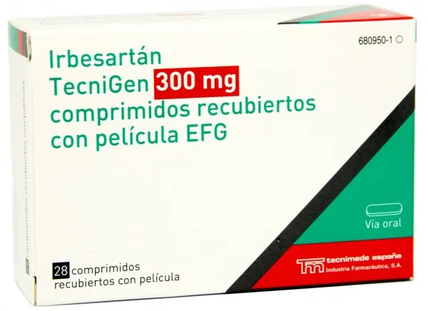 Irbesartan Sun 300 mg compresse rivestite con film EFG compresse, rivestite con film