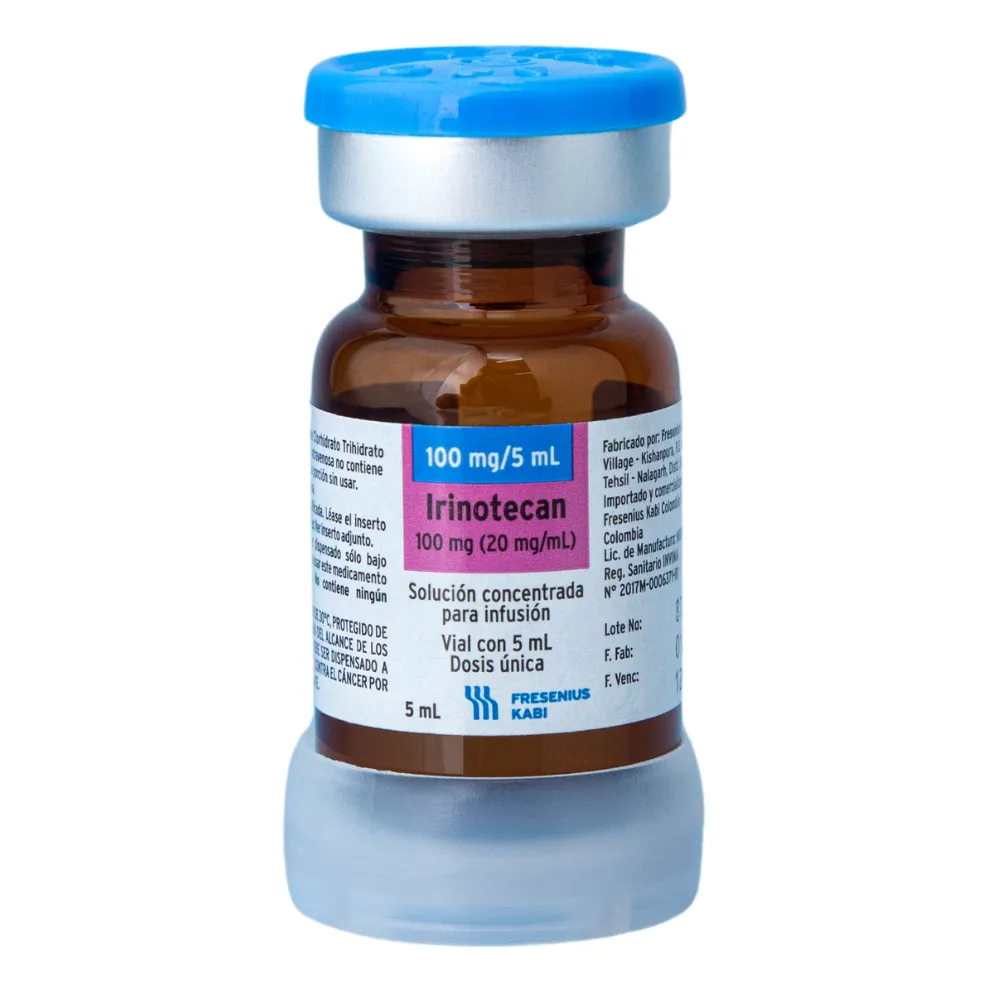 Irinotecano Glenmark 20 mg/ml concentrato per soluzione per infusione EFG soluzione per infusione, concentrato per preparazione di