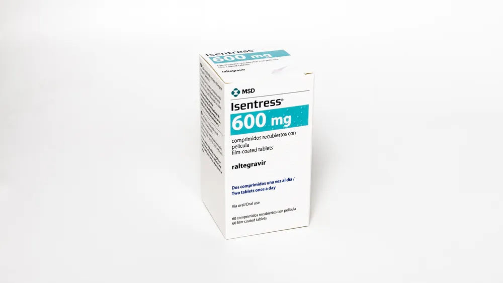 Isentress 600 mg film-coated tablets tablets, film-coated