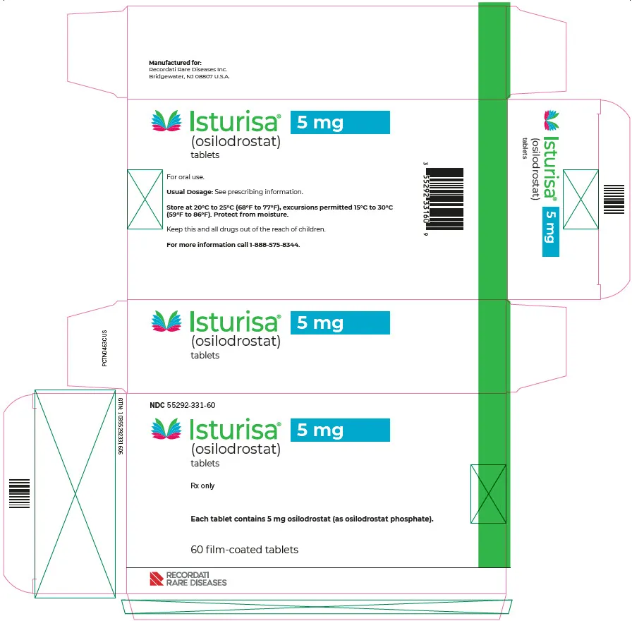 Isturisa 5 mg film-coated tablets tablets, film-coated