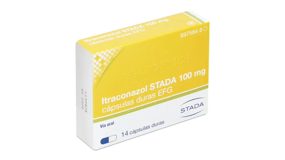 ITRACONAZOL STADA 100 MG CAPSULAS DURAS EFG CÁPSULA DURA