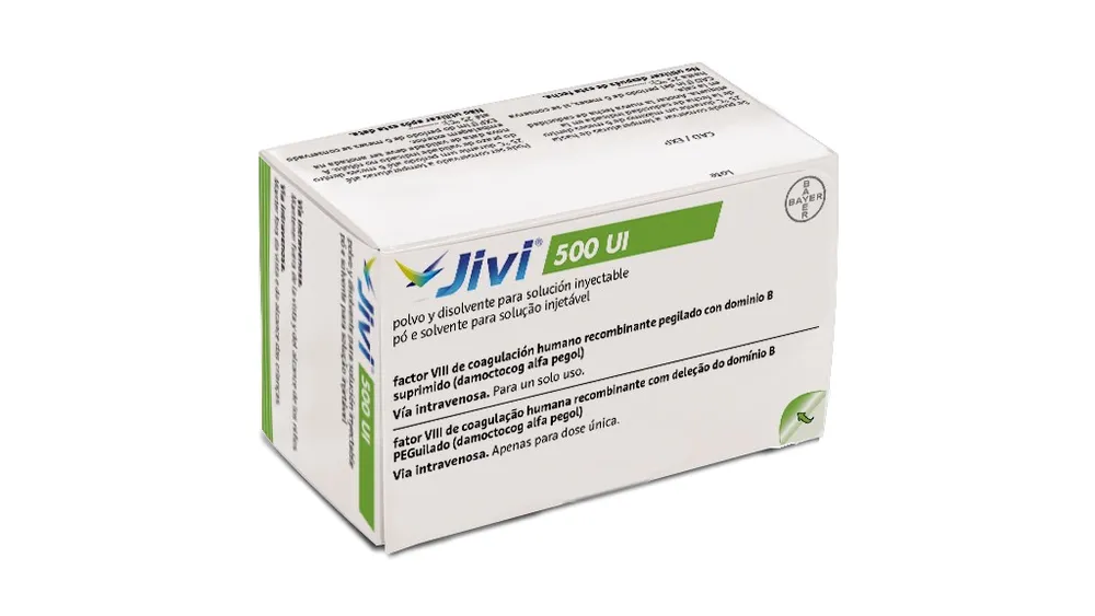 JIVI 500 UI POLVO Y DISOLVENTE PARA SOLUCION INYECTABLE POLVO Y SOLUCIÓN PARA SOLUCIÓN INYECTABLE