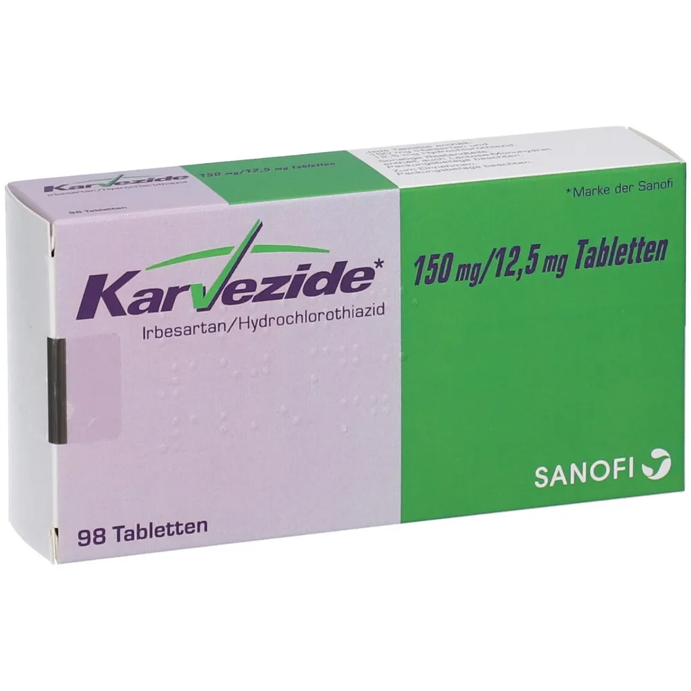 Karvezide 150 mg/12.5 mg film-coated tablets tablets, film-coated