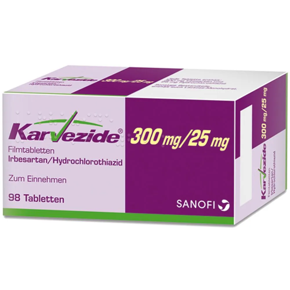 Karvezide 300 mg/25 mg film-coated tablets tablets, film-coated
