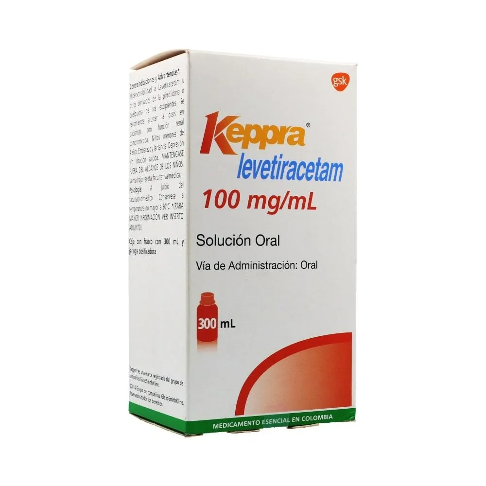 Keppra 100 mg/ml soluzione orale soluzione, orale