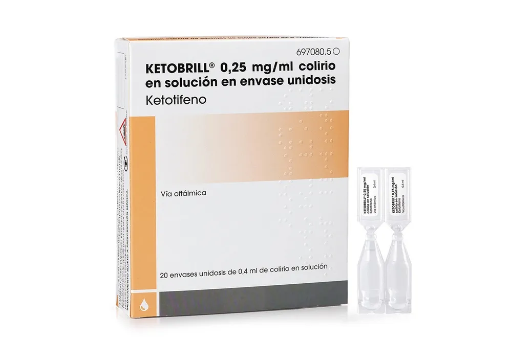 KETOBRILL 0,25 mg/ml COLIRIO EN SOLUCIÓN EN ENVASE UNIDOSIS COLIRIO EN SOLUCIÓN EN ENVASE UNIDOSIS