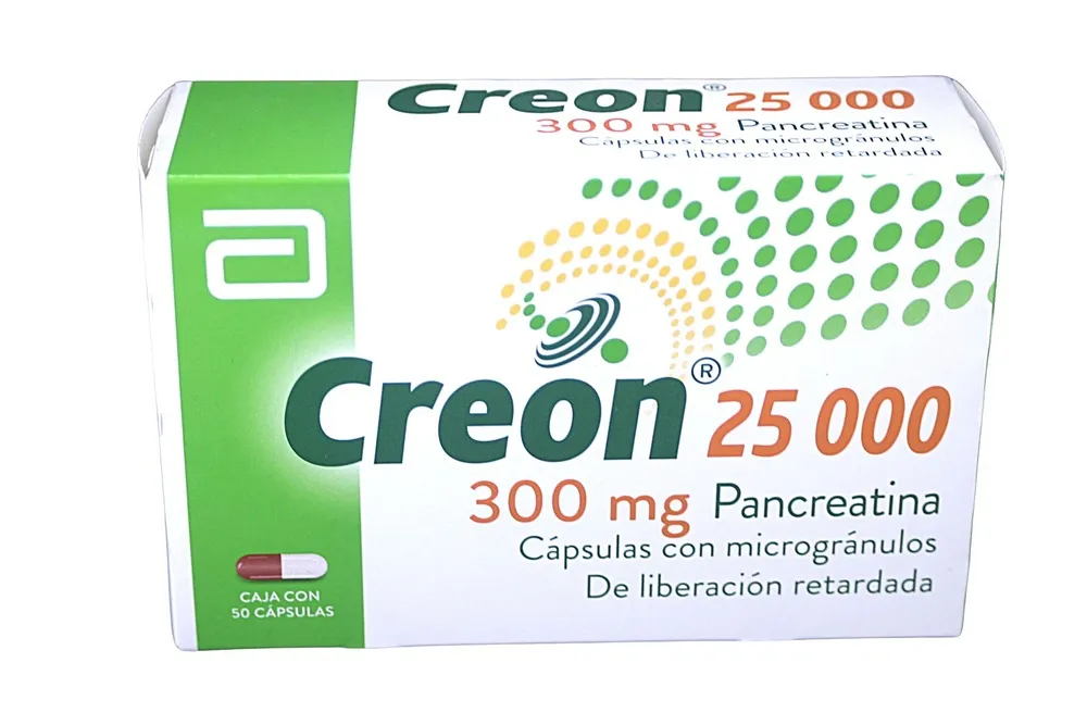 Kreon 25,000 U gastro-resistant hard capsules capsules, hard