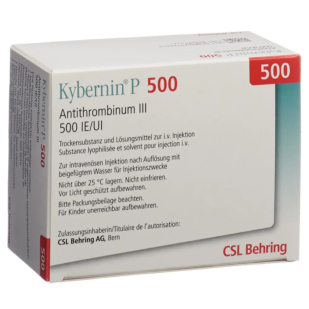 Kybernin P 500 IU, powder and solvent for solution for injection or infusion powder and solvent for solution for injection and for infusion