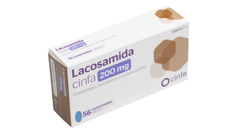 Lacosamide CINFA 200 mg film-coated tablets EFG tablets, film-coated