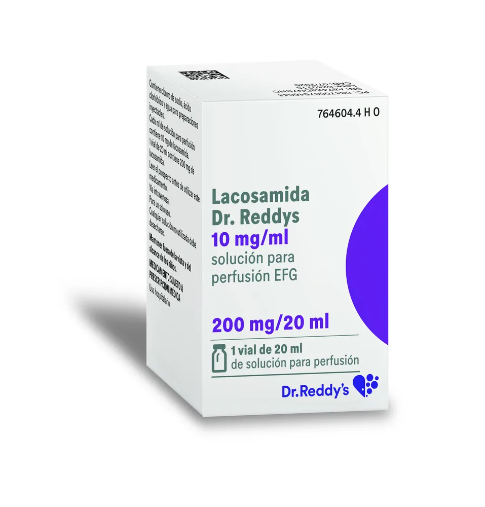 Lacosamide Dr Reddys 10 mg/ml solution for infusion EFG solution for infusion