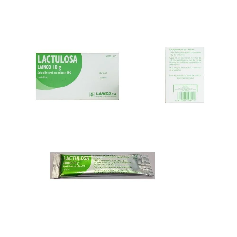 Lactulose Lainco 10 g oral solution in sachets EFG solution, oral