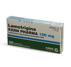 Lamotrigine Kern Pharma 100 mg dispersible/masticable tablets EFG tablets, chewable and dispersible