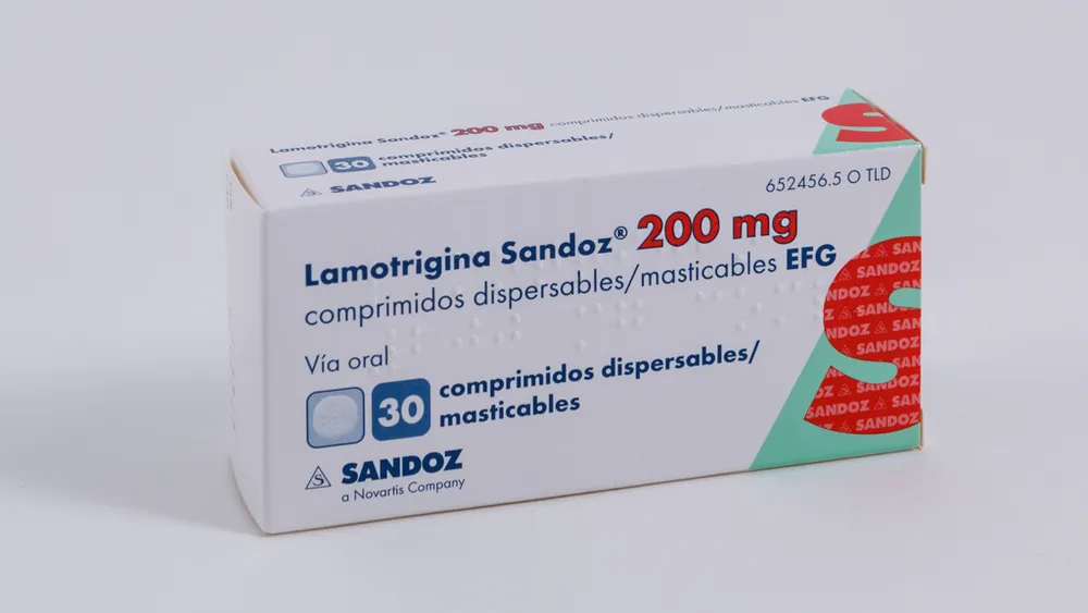 Lamotrigina Sandoz 200 mg compresse disperdibili/masticabili EFG compresse masticabili e disperdibili