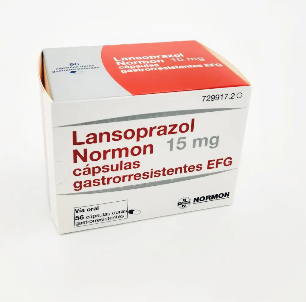 Lansoprazole Alter 15 mg gastro-resistant hard capsules EFG capsules, hard, enteric-coated