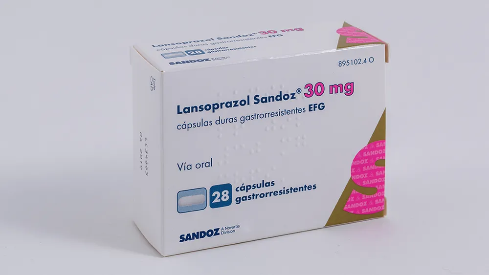 Lansoprazolo Sandoz 30 mg capsule gastroresistenti EFG capsula, dura gastrorresistente