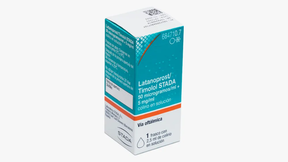 Latanoprost/timololo Stada 50 microgrammi/ml / 5 mg/ml collirio in soluzione soluzione, oculare