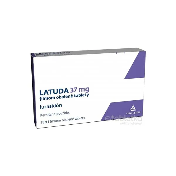 Latuda 37 mg film-coated tablets tablets, film-coated