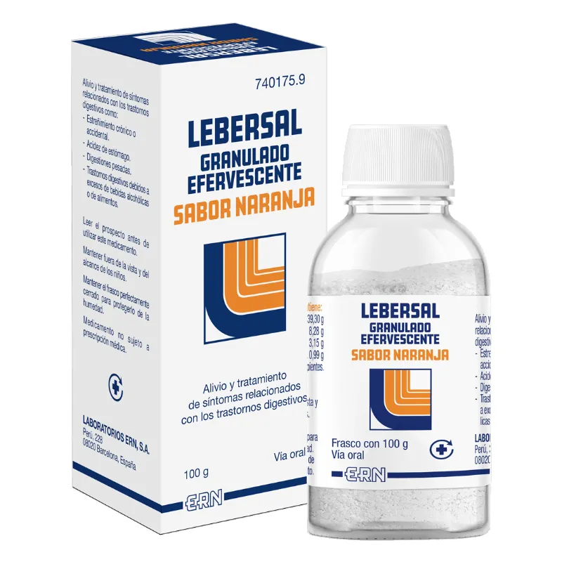 Lebersal effervescent granules orange flavour granules, effervescent