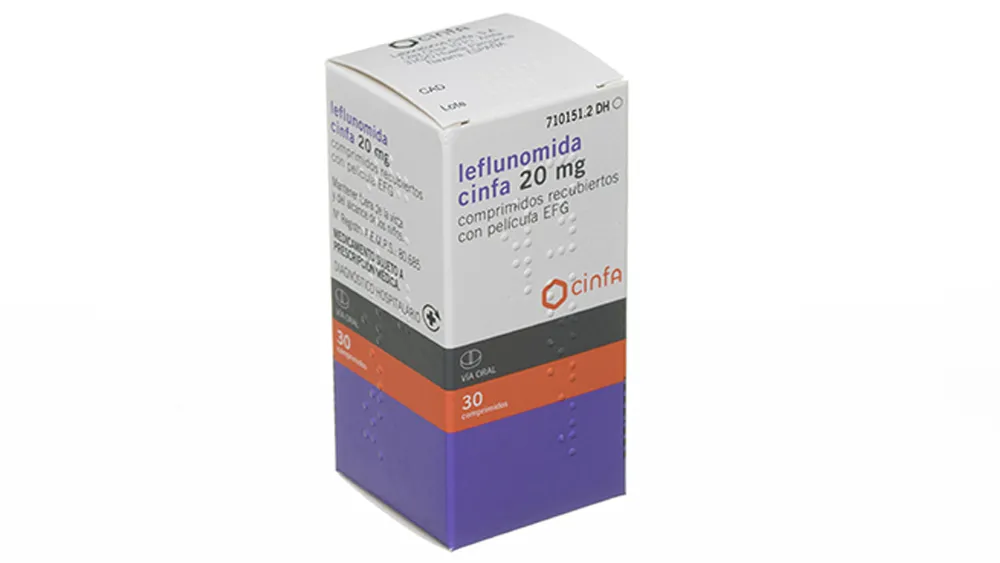Leflunomide CINFA 20 mg compresse rivestite con film EFG compresse, rivestite con film