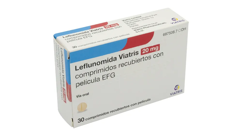 Leflunomide Viatris 20 mg compresse rivestite con film EFG compresse, rivestite con film